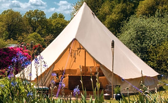 Our luxury furnished  bell tents