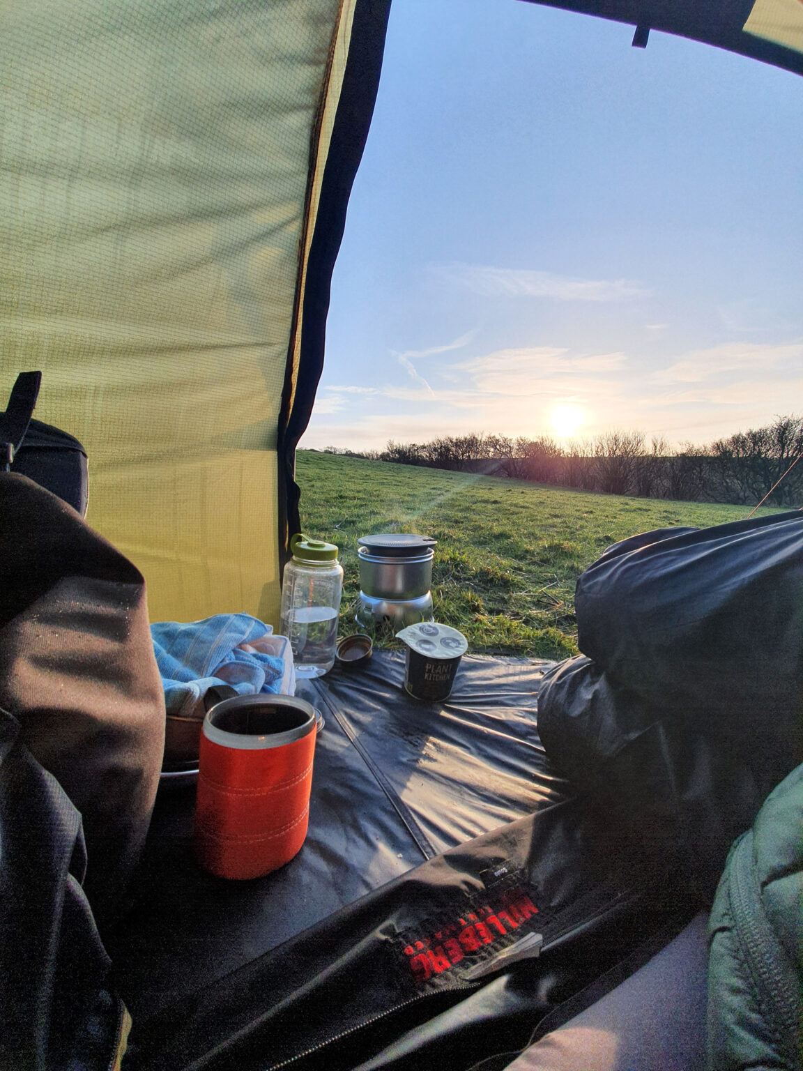 Pitch for a single tent Black Hill Camping